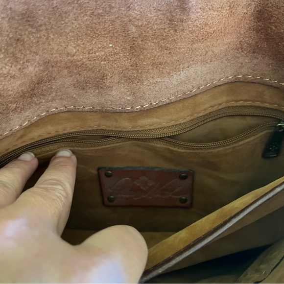 Patricia Nash
Beaumont Flap Burnished Tooled Crossbody, EUC - Picture 9 of 12